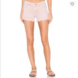 7 For All Mankind Pale Pink Jean Shorts